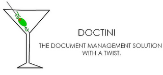 DOCTINI THE DOCUMENT MANAGEMENT SOLUTION WITH A TWIST. logo
