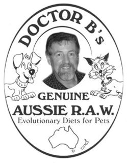 DOCTOR B'S GENUINE AUSSIE R.A.W. EVOLUTIONARY DIETS FOR PETS logo