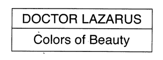 DOCTOR LAZARUS COLORS OF BEAUTY logo