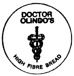 DOCTOR OLINDO'S HIGH FIBRE BREAD THE BREAD WITH A MESSAGE TO PROMOTE GOOD HEALTH logo
