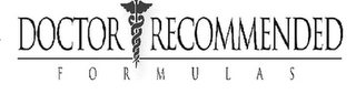 DOCTOR RECOMMENDED FORMULAS logo
