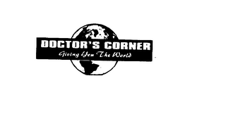 DOCTOR'S CORNER GIVING YOU THE WORLD logo