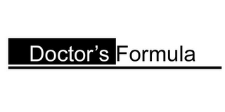 DOCTOR'S FORMULA logo