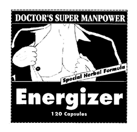 DOCTOR'S SUPER MANPOWER EXTRA STRENGTH SPECIAL HERBAL FORMULA ENERGIZER PLUS logo
