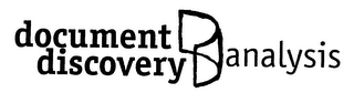 DOCUMENT DISCOVERY ANALYSIS logo