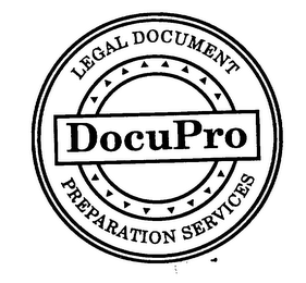 DOCUPRO LEGAL DOCUMENT PREPARATION SERVICES logo