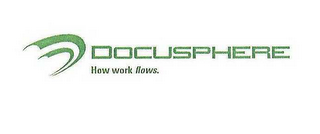 DOCUSPHERE HOW WORK FLOWS. logo