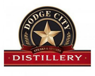 DODGE CITY DISTILLERY STEAKS & SPIRITS logo