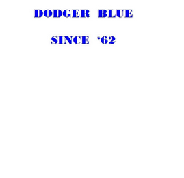 DODGER BLUE SINCE '62 logo