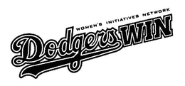 DODGERS WIN WOMEN'S INITIATIVES NETWORK logo
