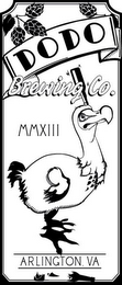 DODO BREWING CO. MMXIII ARLINGTON. VA logo