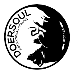 DOERSOUL MOTIVATIONAL APPAREL EST 2020 logo