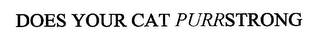 DOES YOUR CAT PURRSTRONG logo