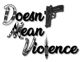 DOESN'T MEAN VIOLENCE logo