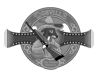 DOEVILLE THE FEMALE HUNTRESS logo