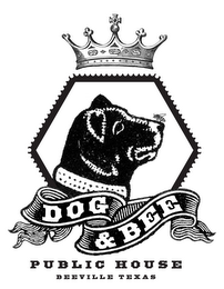 DOG & BEE PUBLIC HOUSE BEEVILLE TEXAS logo
