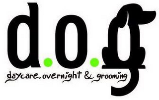 D.O.G. DAYCARE, OVERNIGHT & GROOMING logo