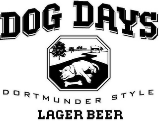 DOG DAYS DORTMUNDER STYLE LAGER BEER logo