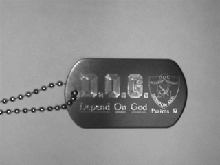D.O.G. DEPEND ON GOD PSALMS 37 logo
