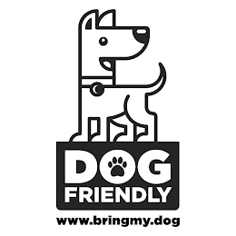 DOG FRIENDLY WWW.BRINGMY.DOG logo
