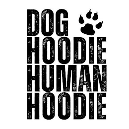 DOG HOODIE HUMAN HOODIE logo