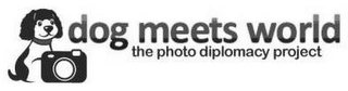 DOG MEETS WORLD THE PHOTO DIPLOMACY PROJECT logo