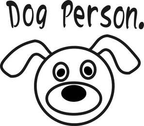 DOG PERSON. logo
