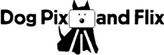 DOG PIX AND FLIX logo