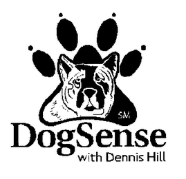 DOG SENSE WITH DENNIS HILL logo
