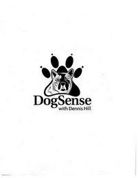 DOG SENSE WITH DENNIS HILL logo