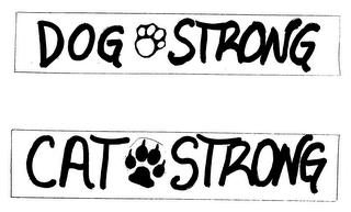 DOG STRONG CAT STRONG logo