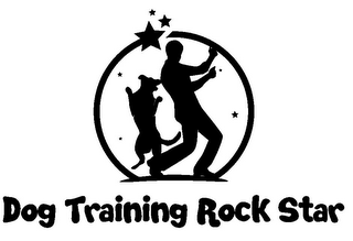 DOG TRAINING ROCK STAR logo