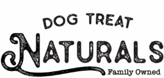 DOG TREAT NATURALS FAMILY OWNED logo