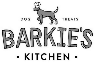 DOG TREATS BARKIE'S · KITCHEN · logo