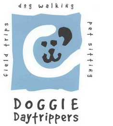 DOG WALKING PET SITTING DOGGIE DAYTRIPPERS logo
