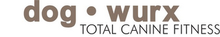 DOG WURX TOTAL CANINE FITNESS logo