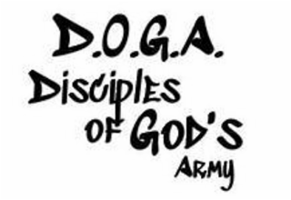 D.O.G.A. DISCIPLES OF GOD'S ARMY logo