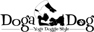 DOGA DOG YOGA DOGGIE STYLE logo