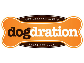 DOGDRATION THE HEALTHY LIQUID TREAT FOR DOGS logo