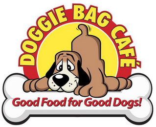 DOGGIE BAG CAFÉ GOOD FOOD FOR GOOD DOGS! logo