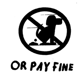 DOGGIE -DON'T; OR PAY FINE logo