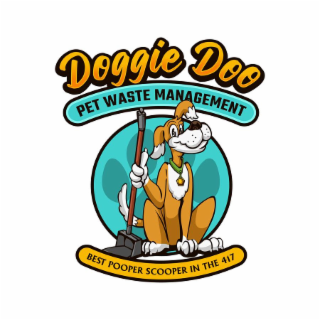 DOGGIE DOO PET WASTE MANAGEMENT BEST POOPER SCOOPER IN THE 417 logo