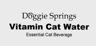 DOGGIE SPRINGS VITAMIN CAT WATER ESSENTIAL CAT BEVERAGE logo