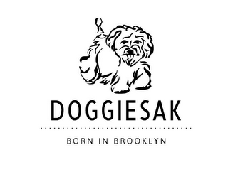 DOGGIESAK BORN IN BROOKLYN logo