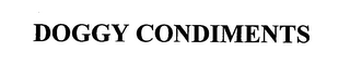 DOGGY CONDIMENTS logo