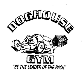 DOGHOUSE GYM "BE THE LEADER OF THE PACK" logo