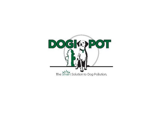 DOGIPOT THE SMART SOLUTION TO DOG POLLUTION. logo
