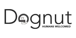 DOGNUT HUMANS WELCOMED logo