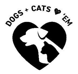 DOGS + CATS 'EM logo