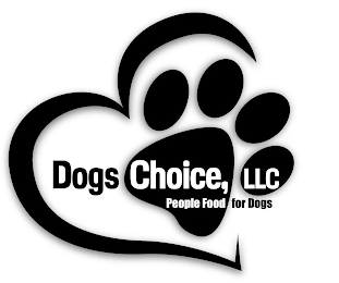 DOGS CHOICE, LLC PEOPLE FOOD FOR DOGS logo